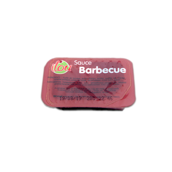 sauce barbecue coupelle ilou 20gr x 128